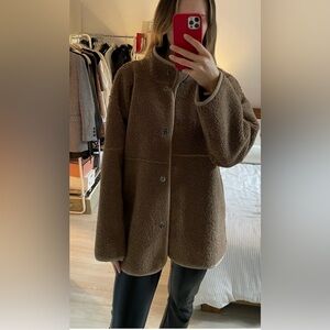 Velvet by Graham and Spencer Albany Sherpa suede jacket size medium reversible